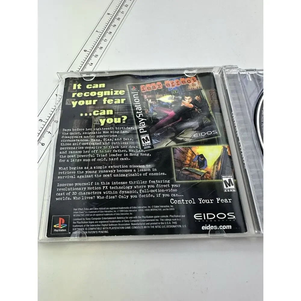 Urban Chaos ps1 Sony PlayStation 1 1999 Action Manual Included Retro Vintage